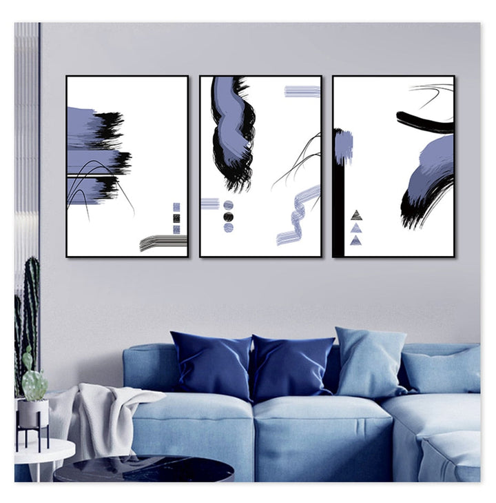 Purple POP - Canvas Wall Art Painting | Bowlift