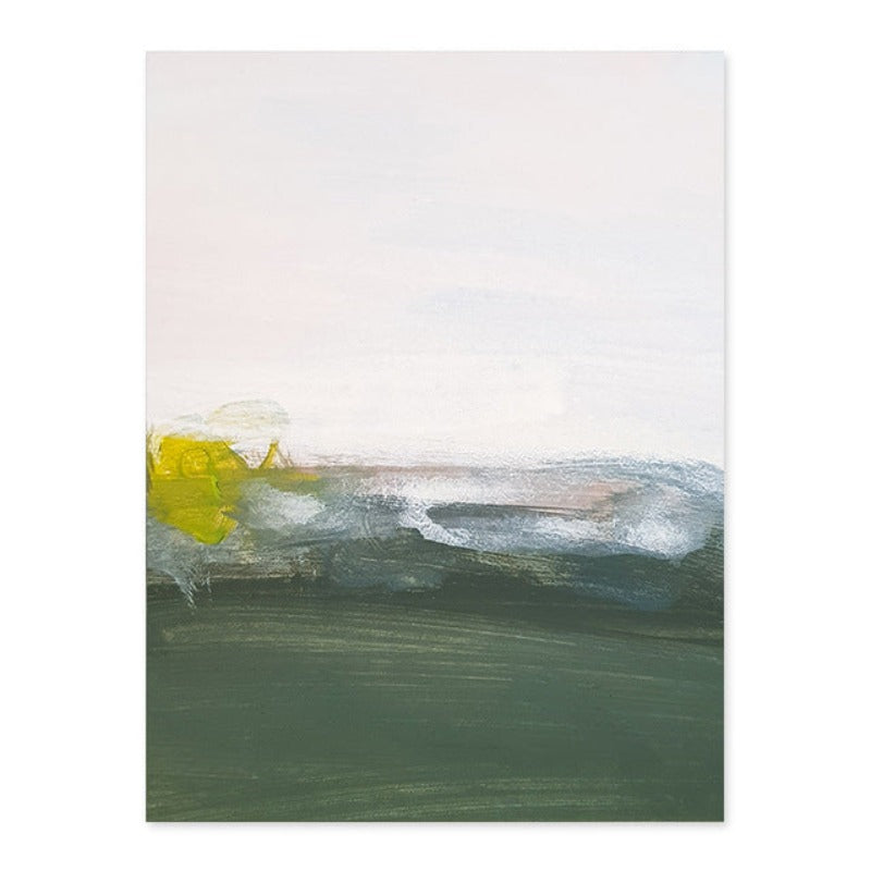 Green Printing Oil Art - Canvas Wall Art Painting | Bowlift