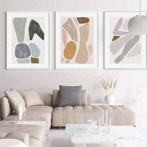 Patterns In Room - Canvas Wall Art Painting | Bowlift