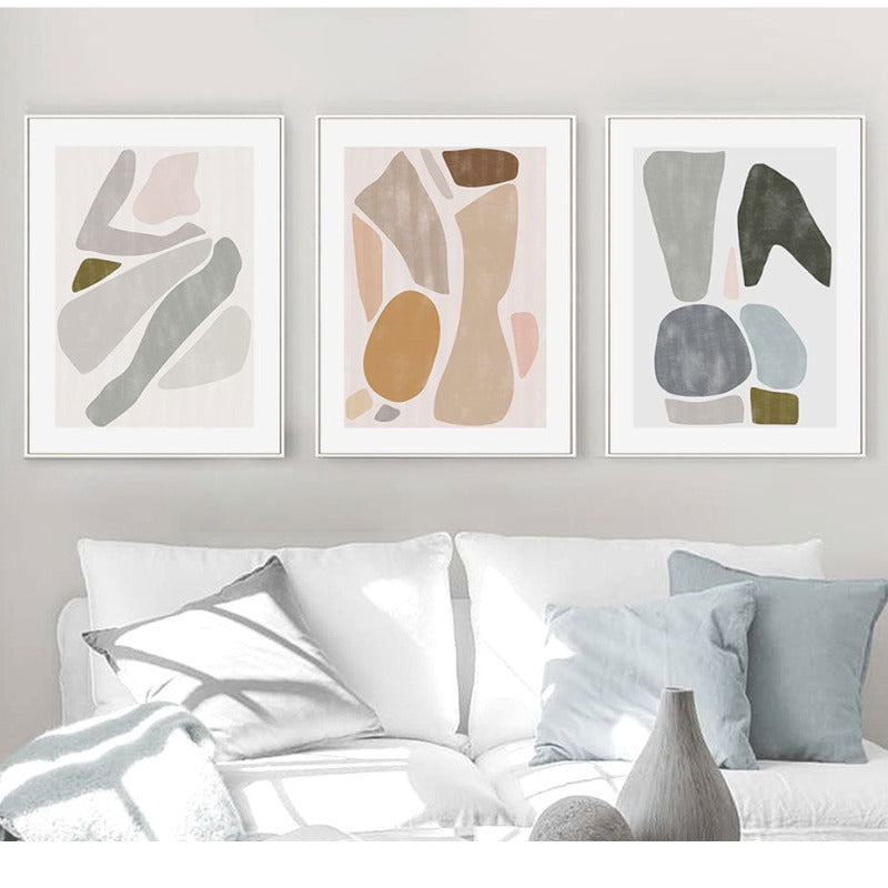Patterns In Room - Canvas Wall Art Painting | Bowlift