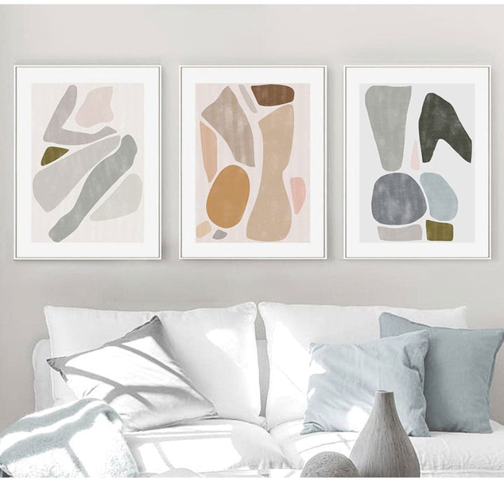 Patterns In Room - Canvas Wall Art Painting | Bowlift