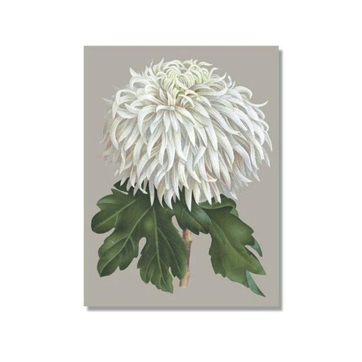Nice Chrysanthemum Floral Picture Wall Art - Canvas Wall Art Painting | Bowlift