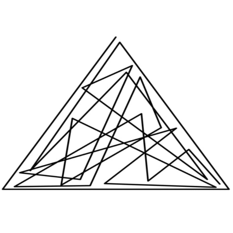 Geometric In Black - Canvas Wall Art Painting | Bowlift