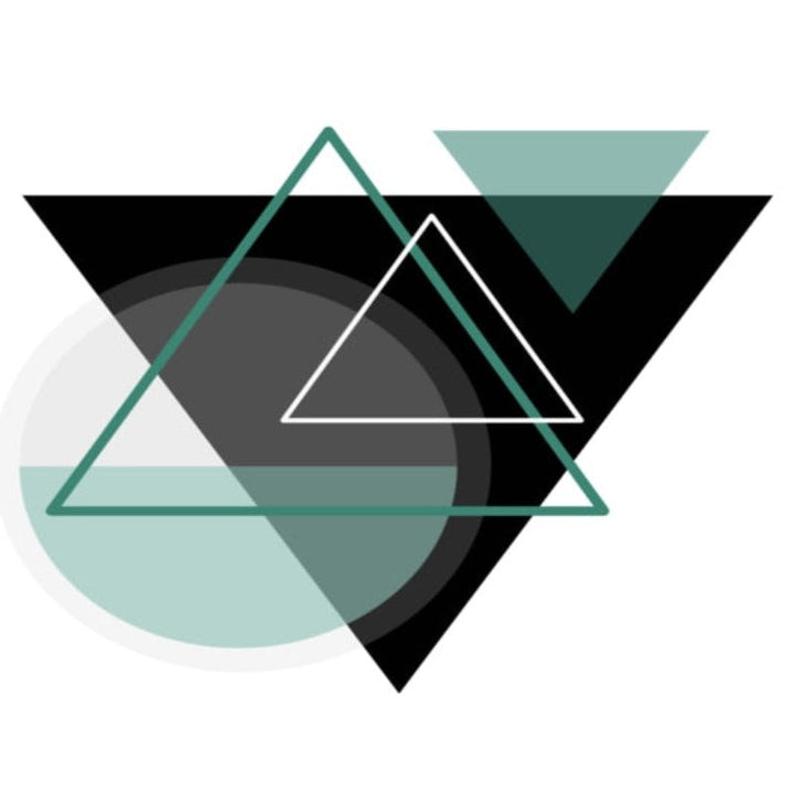 Geometric In Black - Canvas Wall Art Painting | Bowlift