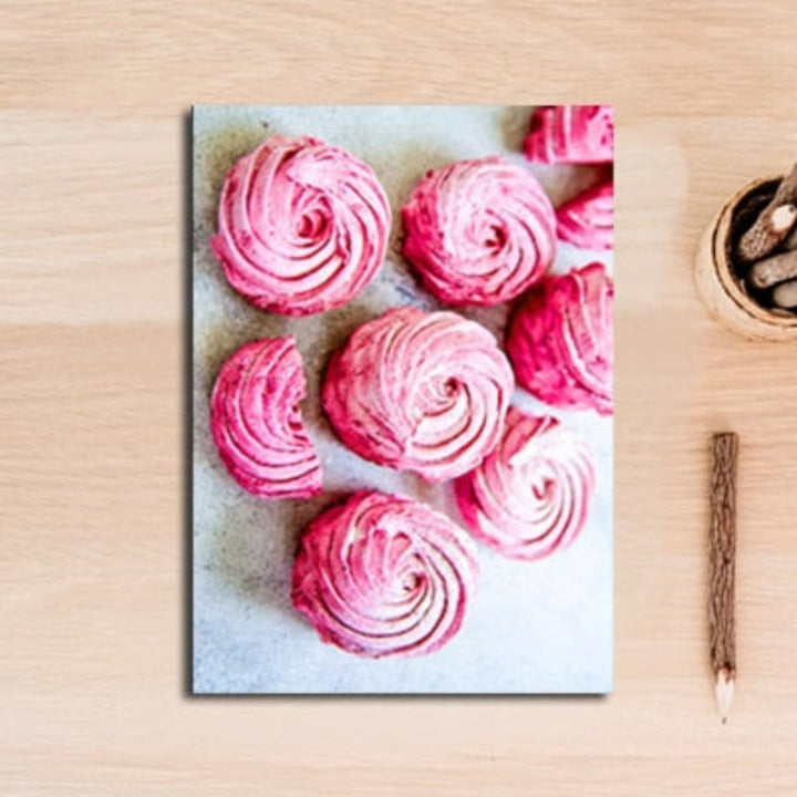 Nordic Pink Pink Dessert Prickly Pear - Canvas Wall Art Painting | Bowlift
