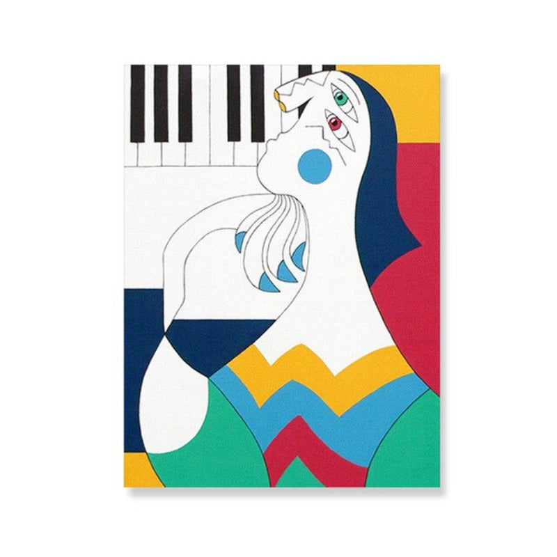 Figure Family - Canvas Wall Art Painting | Bowlift