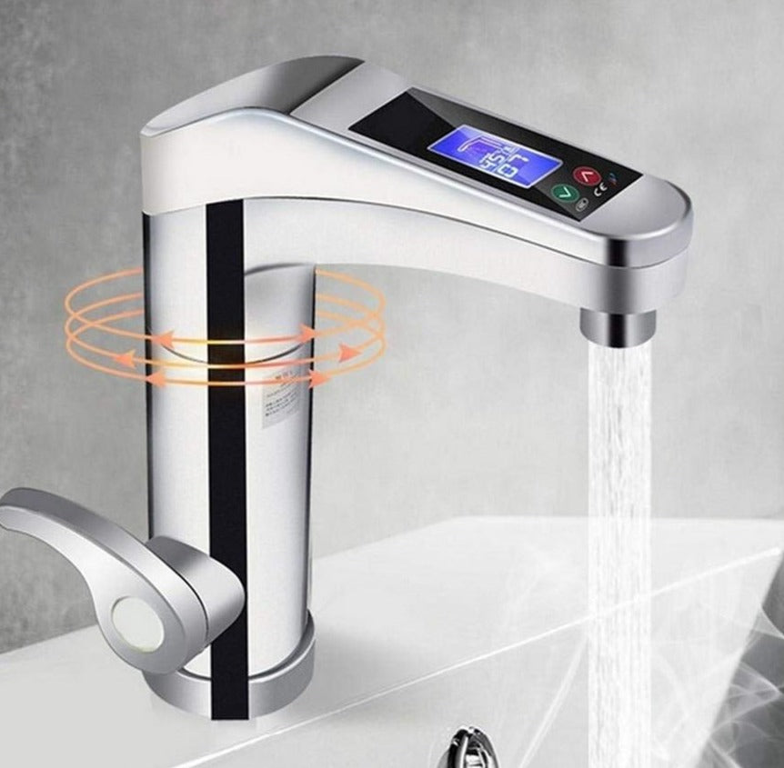 BowLift | Electric Instant Hot Water Tap with Built-In Heater & LED Temperature Display – Kitchen & Bathroom