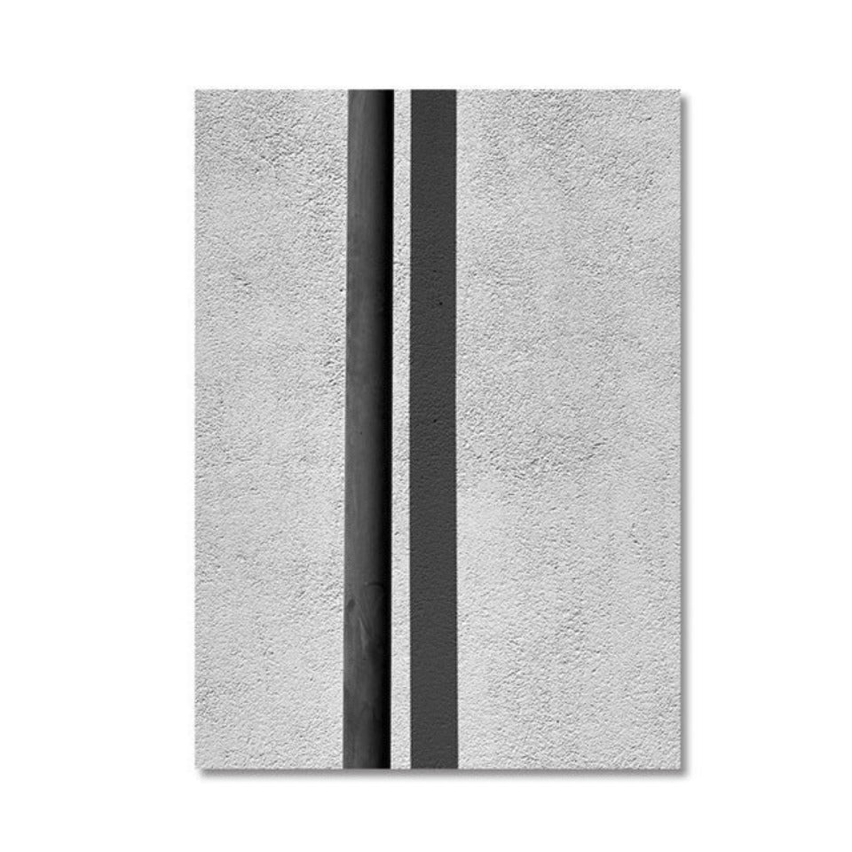 Scandinavia Abstract Car Landscape - Canvas Wall Art Painting | Bowlift