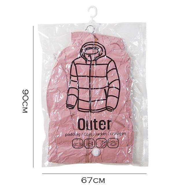 BowLift | Closet Organizer Hanging Vacuum Bag