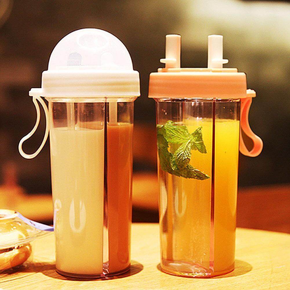 BowLift | Dual Straw Separate Bottle