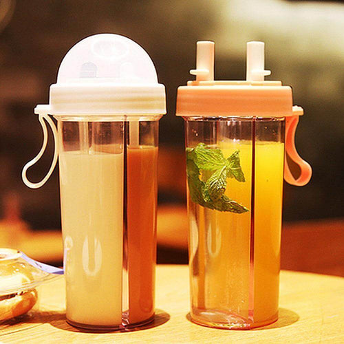 BowLift | Dual Straw Separate Bottle