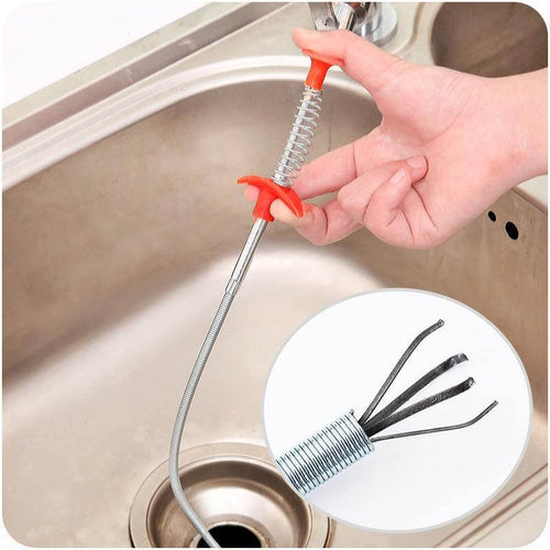 Elastic Clog Remover Drain Cleaning Stick Tool | Bowlift