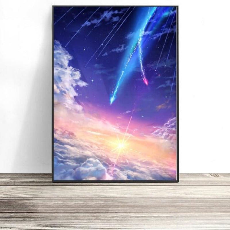 Wonderful Day & Night Skylines - Canvas Wall Art Painting | Bowlift