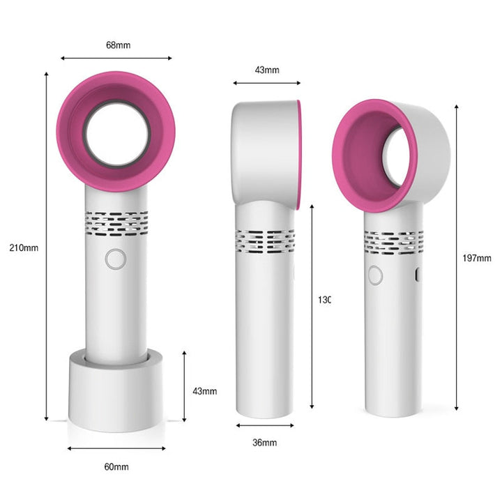 Portable mini fan - rechargeable - handheld fan | Bowlift