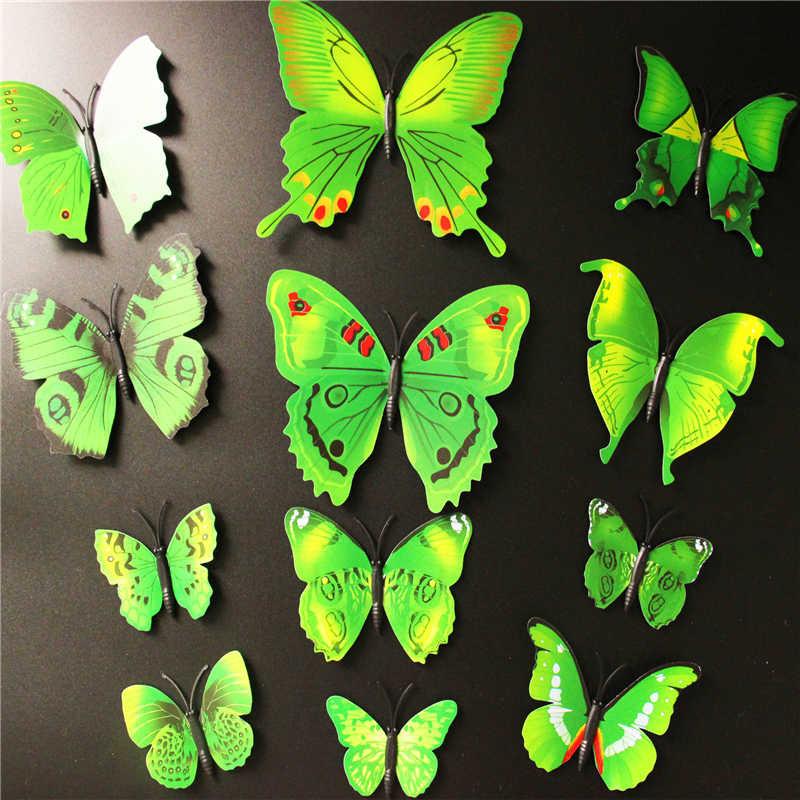 Butterfly 3D Wall Stickers - 12 Pieces | Bowlift