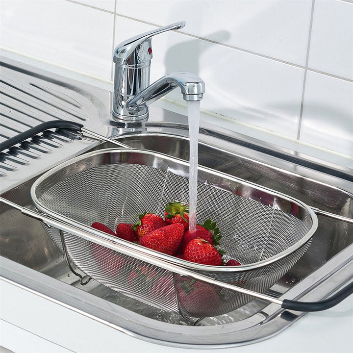 BowLift | Retractable Oval Sink Drain Basket