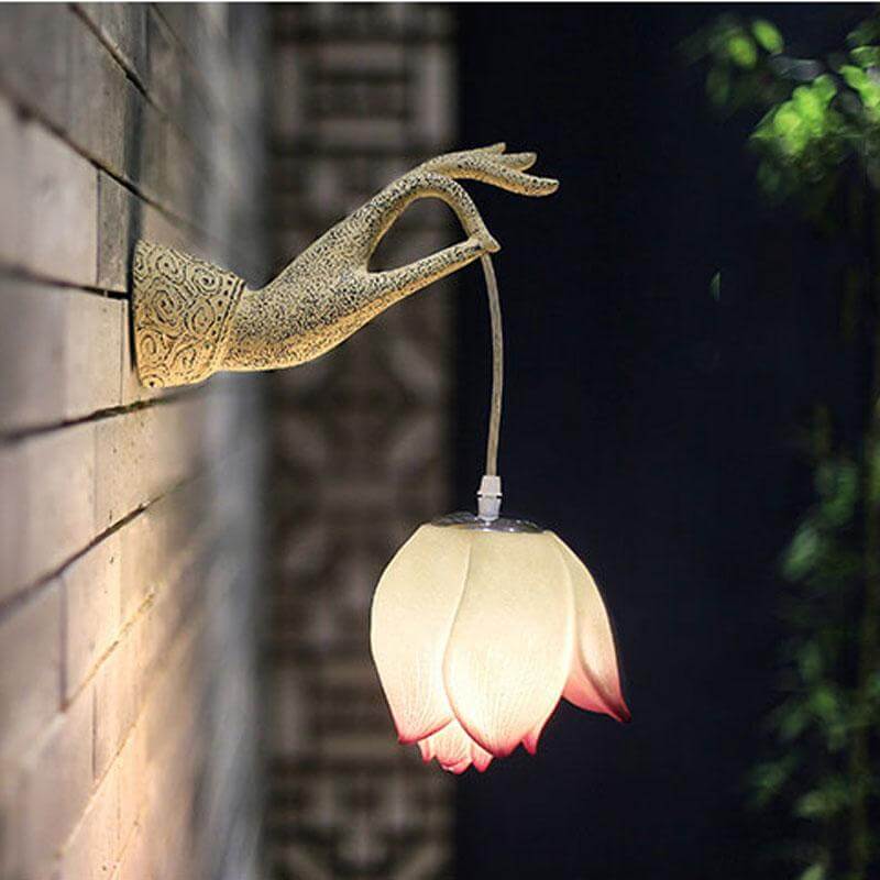Modern Creative Chinese Lotus Wall Lamp | Bowlift