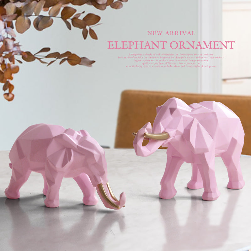 BowLift | Elegant Resin Modern Elephant Statue