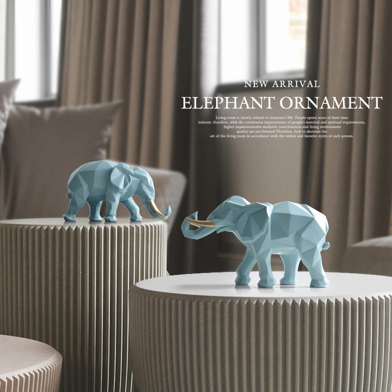 BowLift | Elegant Resin Modern Elephant Statue