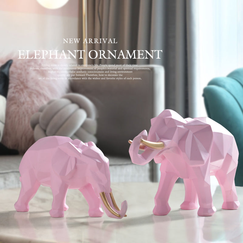 BowLift | Elegant Resin Modern Elephant Statue
