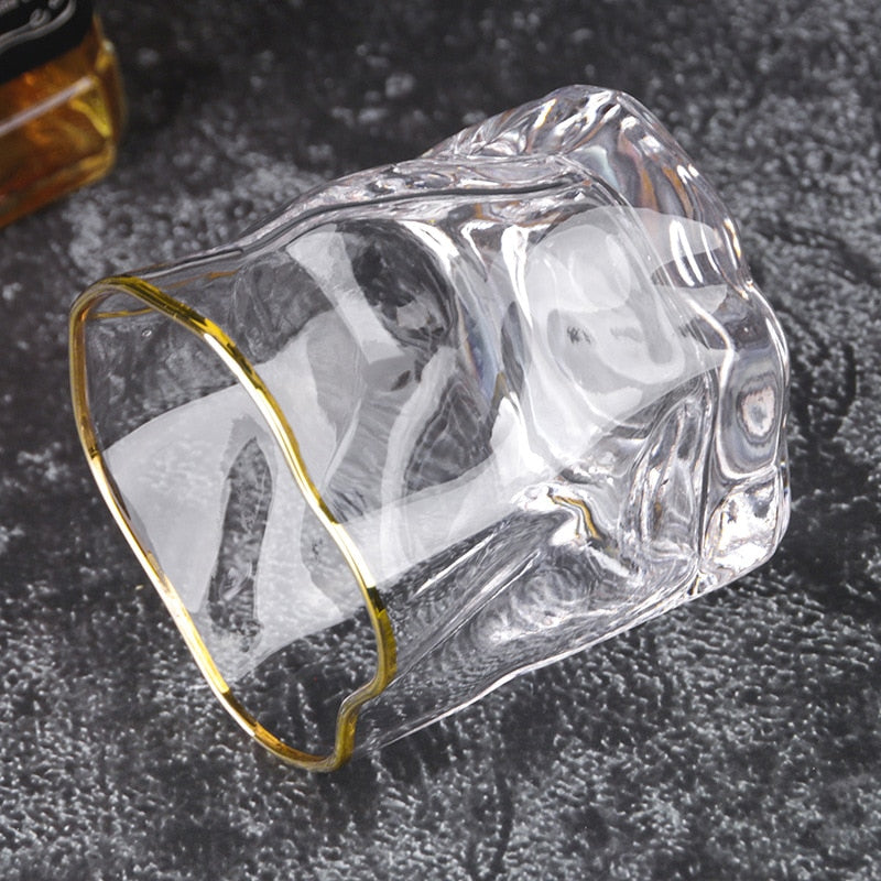 BowLift | Distorted Texture Whisky Glass Set
