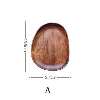 Irregular Natural Wood Plates | Bowlift
