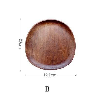 Irregular Natural Wood Plates | Bowlift