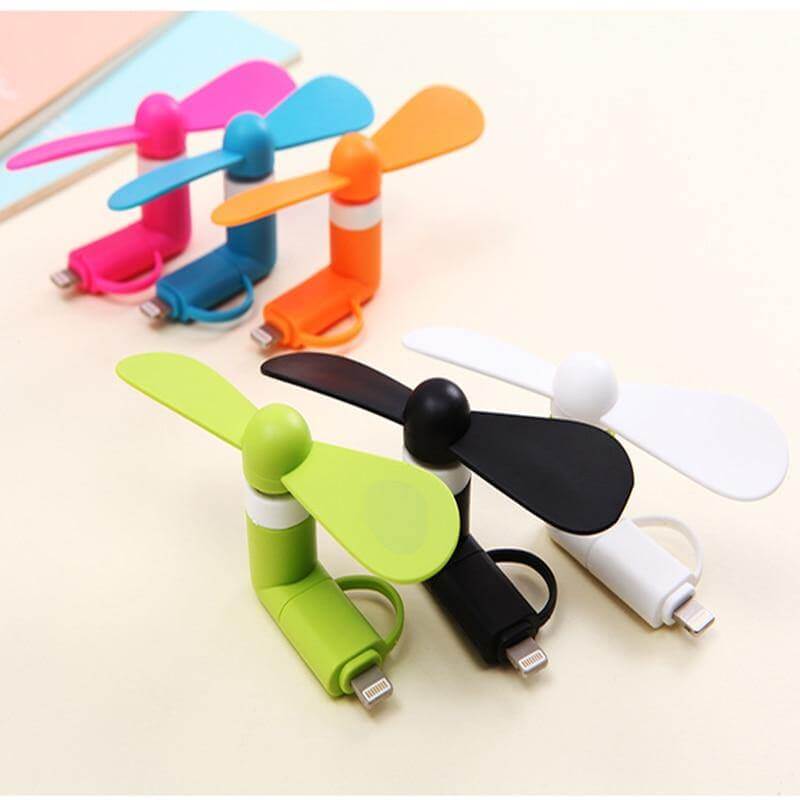 Flexible Phone Mini Fan | Bowlift