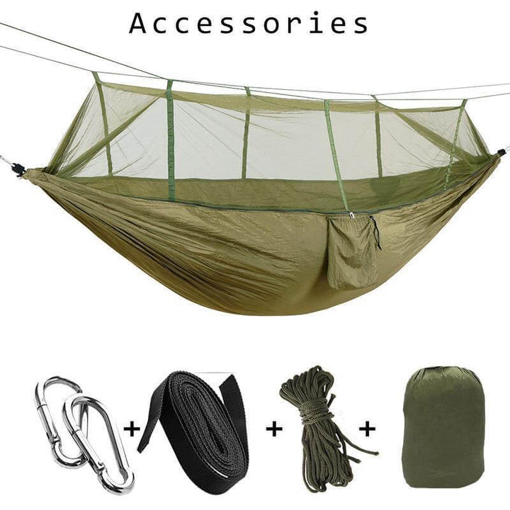 Portable Adventure Camping Outdoor Mosquito Net Hammock | Bowlift