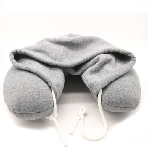 BowLift | Hooded Foldable Memory Foam Neck Pillow for Travelers