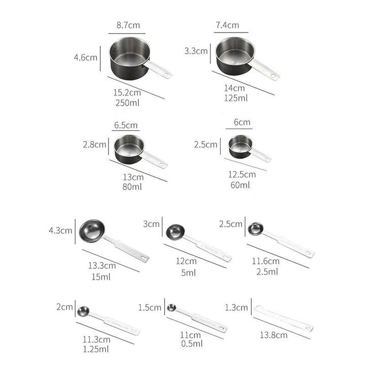 BowLift | Premium Stackable Measuring Spoon Set