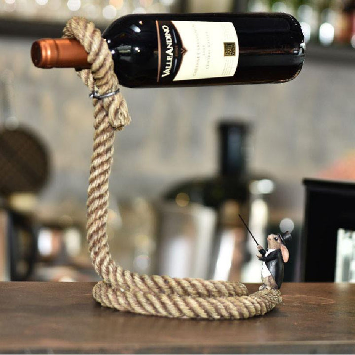 The Magic Rope Wine Holder | Bowlift