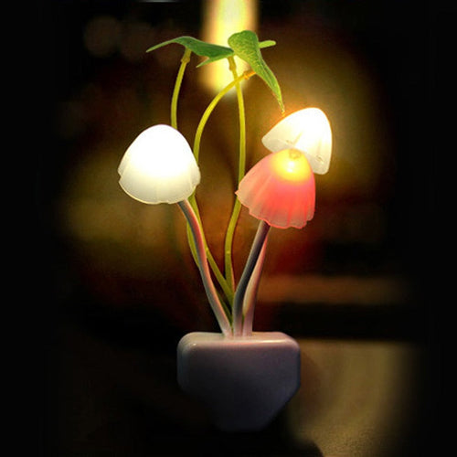 Fairy Colorful Mushroom Night Wall Lamp | Bowlift