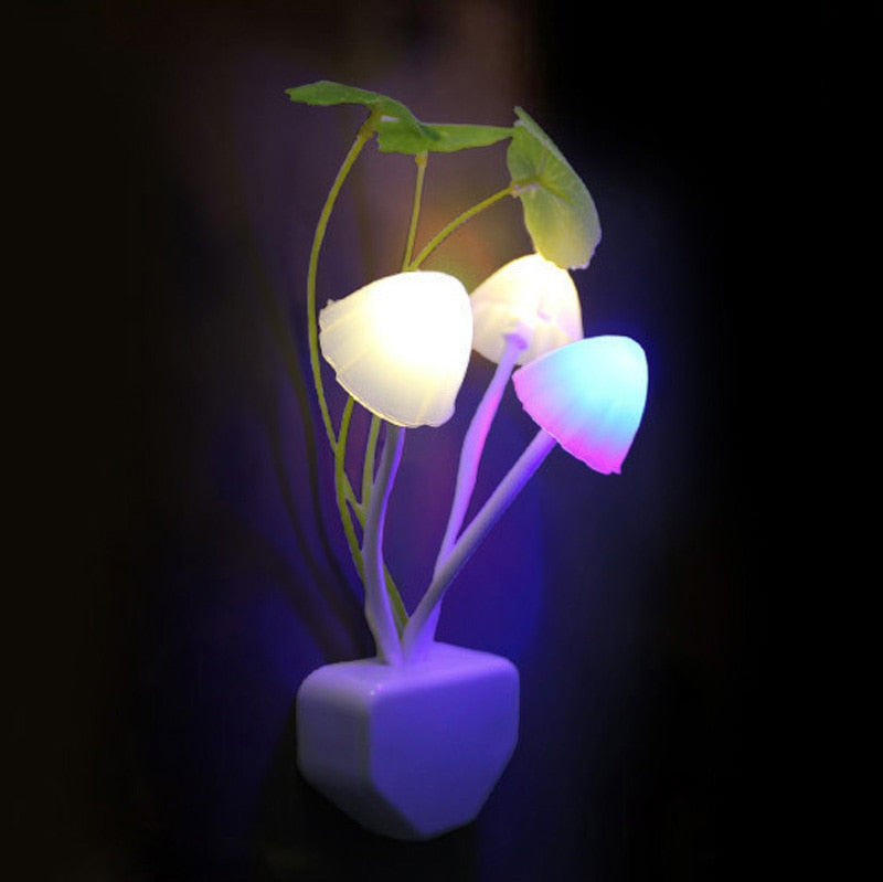 Fairy Colorful Mushroom Night Wall Lamp | Bowlift