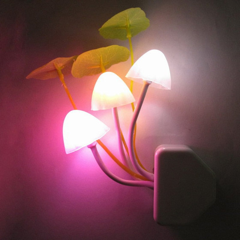 Fairy Colorful Mushroom Night Wall Lamp | Bowlift