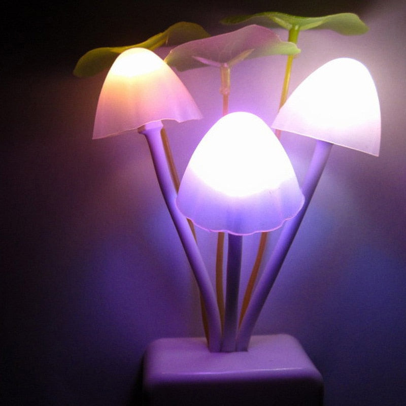 Fairy Colorful Mushroom Night Wall Lamp | Bowlift