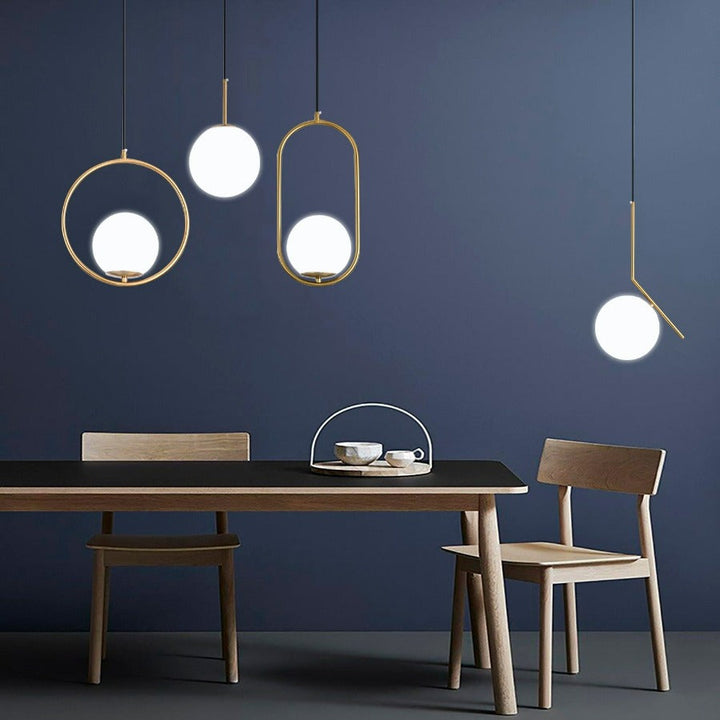 Modern Nordic Glass Pendant Lamps | Bowlift