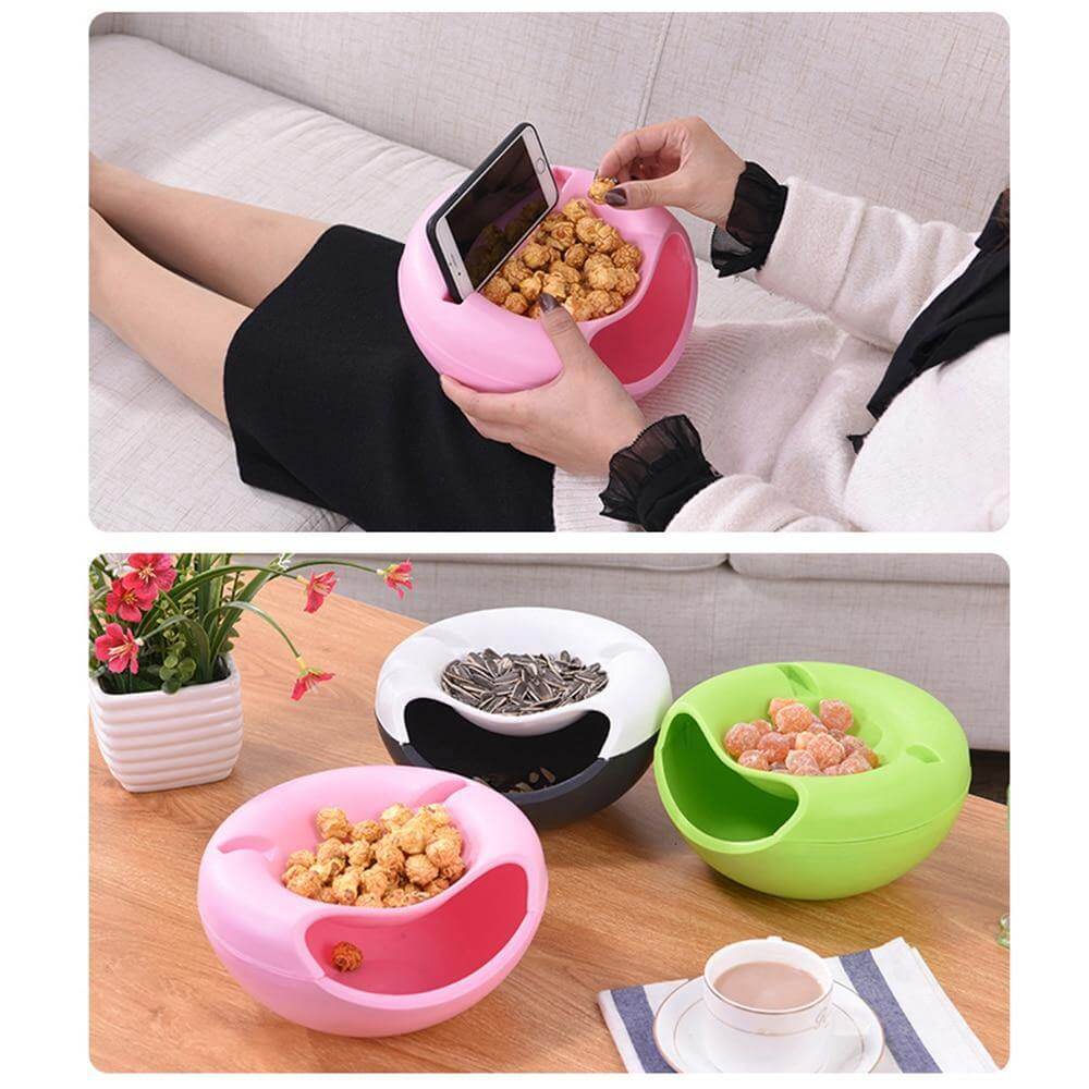 BowLift | Snacks Bowl With Phone Holder
