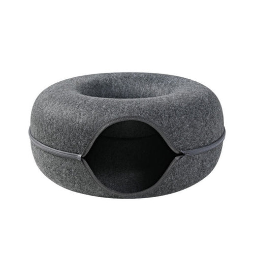 BowLift | Donut Natural Felt Pet Cave Bed