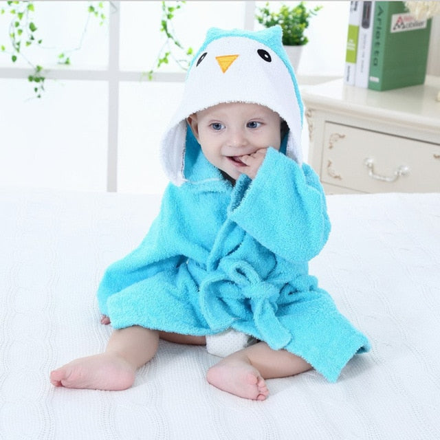 BowLift | Hooded towel with animal motif