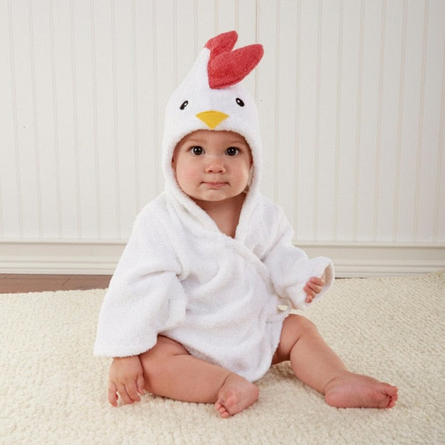 BowLift | Hooded towel with animal motif