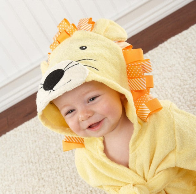 BowLift | Hooded towel with animal motif