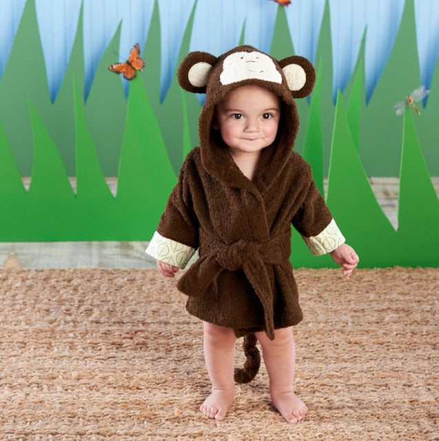 BowLift | Hooded towel with animal motif