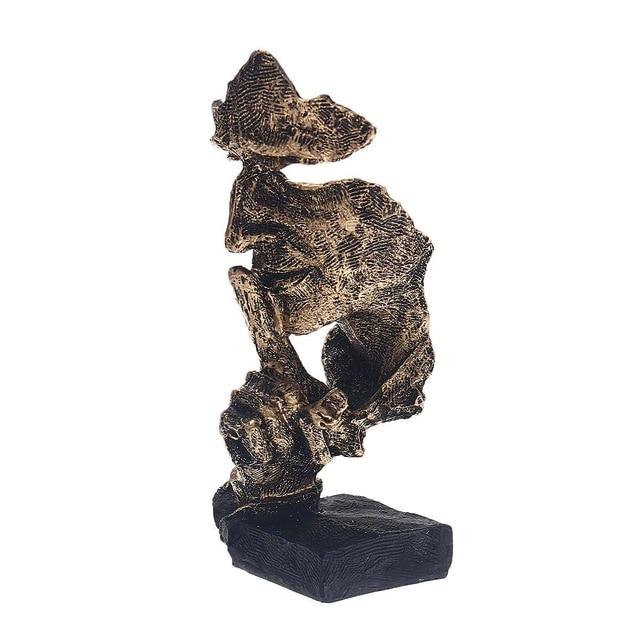 Abstract Gold Sculpture "NordicLine" – Modern Scandinavian Decoration | Bowlift