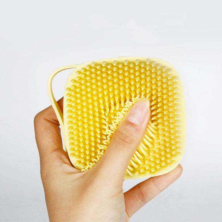 Silicone Bath Brush with Shampoo Dispenser | Bowlift