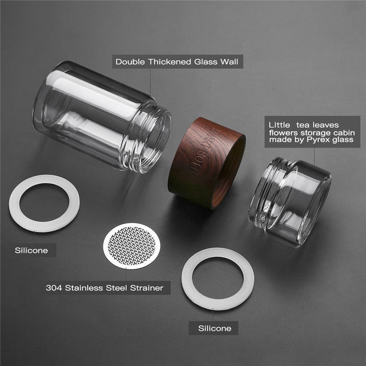 BowLift | Simple Portable Glass Tea Infuser