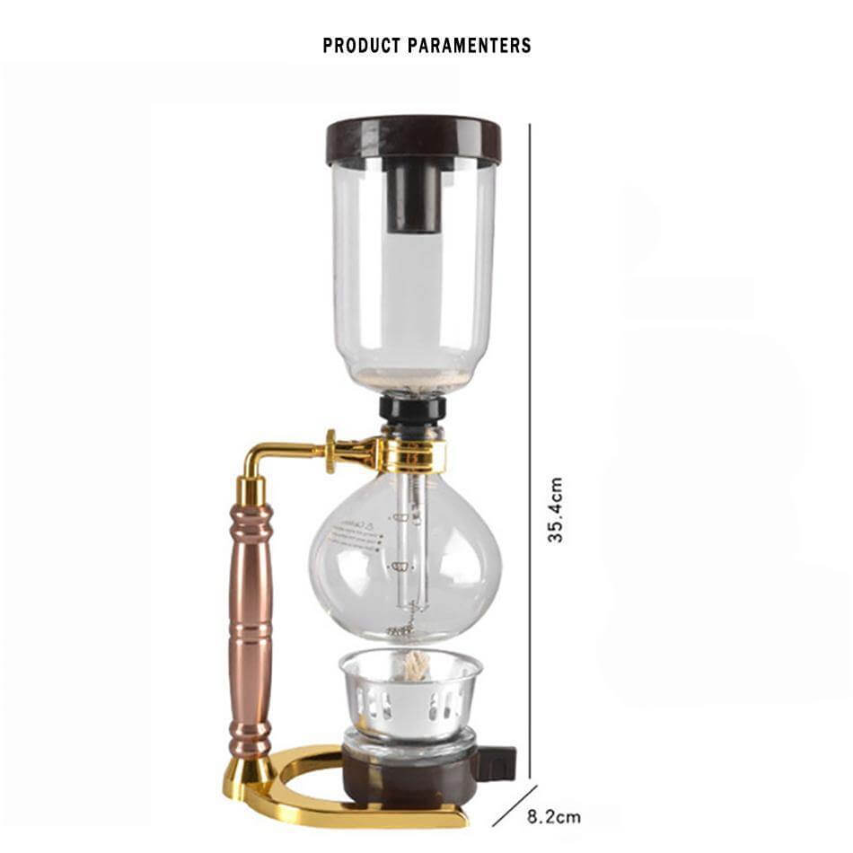 BowLift | Elegant Glass Siphon Coffee Maker
