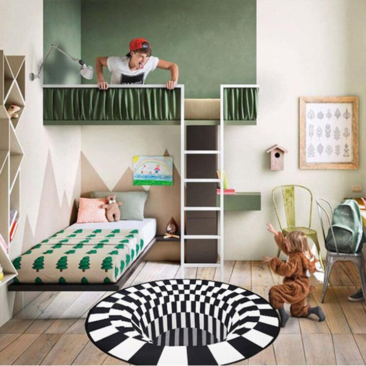 Vortex Illusion Rug | Bowlift