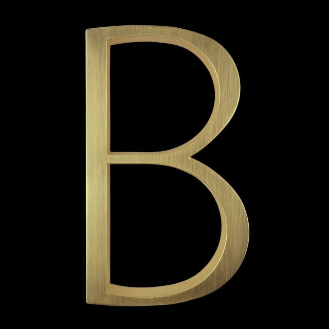 BowLift | Gold Modern House Numbers