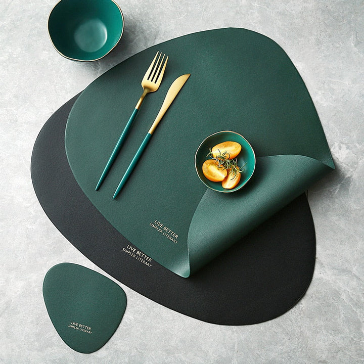 4 Colours Triangle Placemat Set | Bowlift